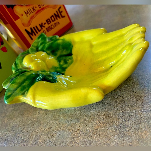 Holiday 2pc California Ceramics Handcrafted Vintage Vanity Trinket Jewelry Trays - Picture 12 of 12